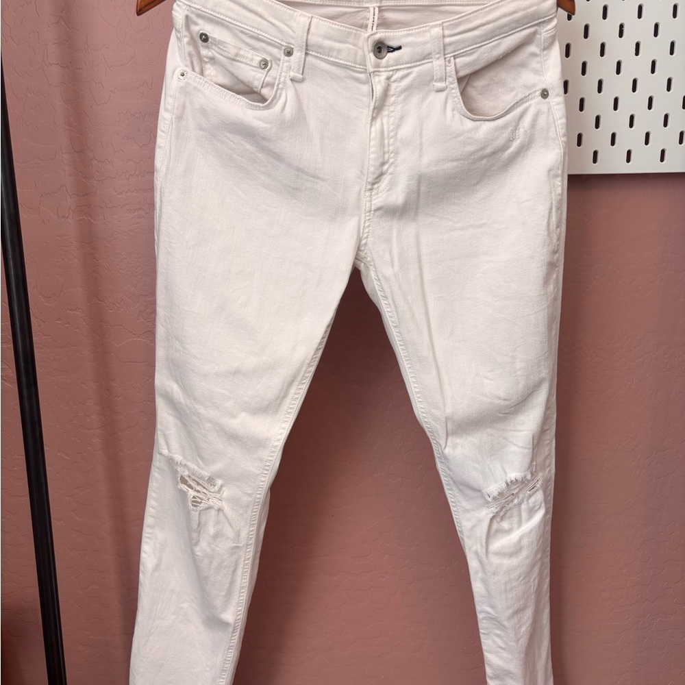 Rag & Bone Women's Cream Skinny Jeans